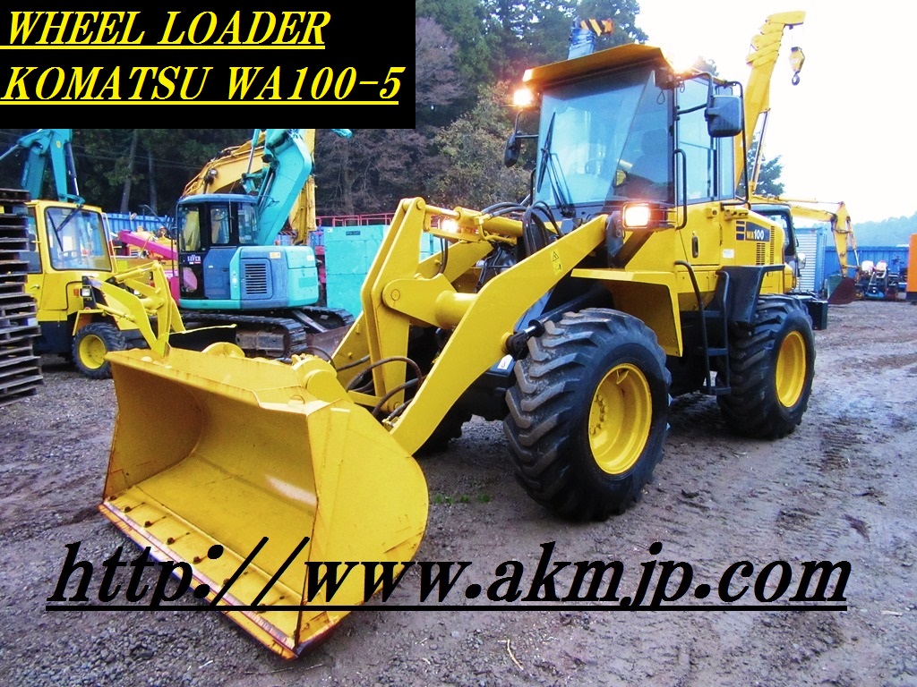 Komatsu Wa100 5 Wheel Loader Akm Bussan Co Ltd